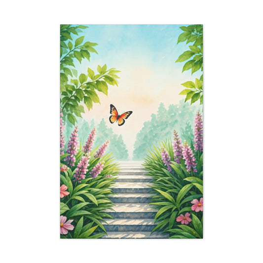 Garden Path Butterfly Dreamscape Wall Art & Canvas Prints