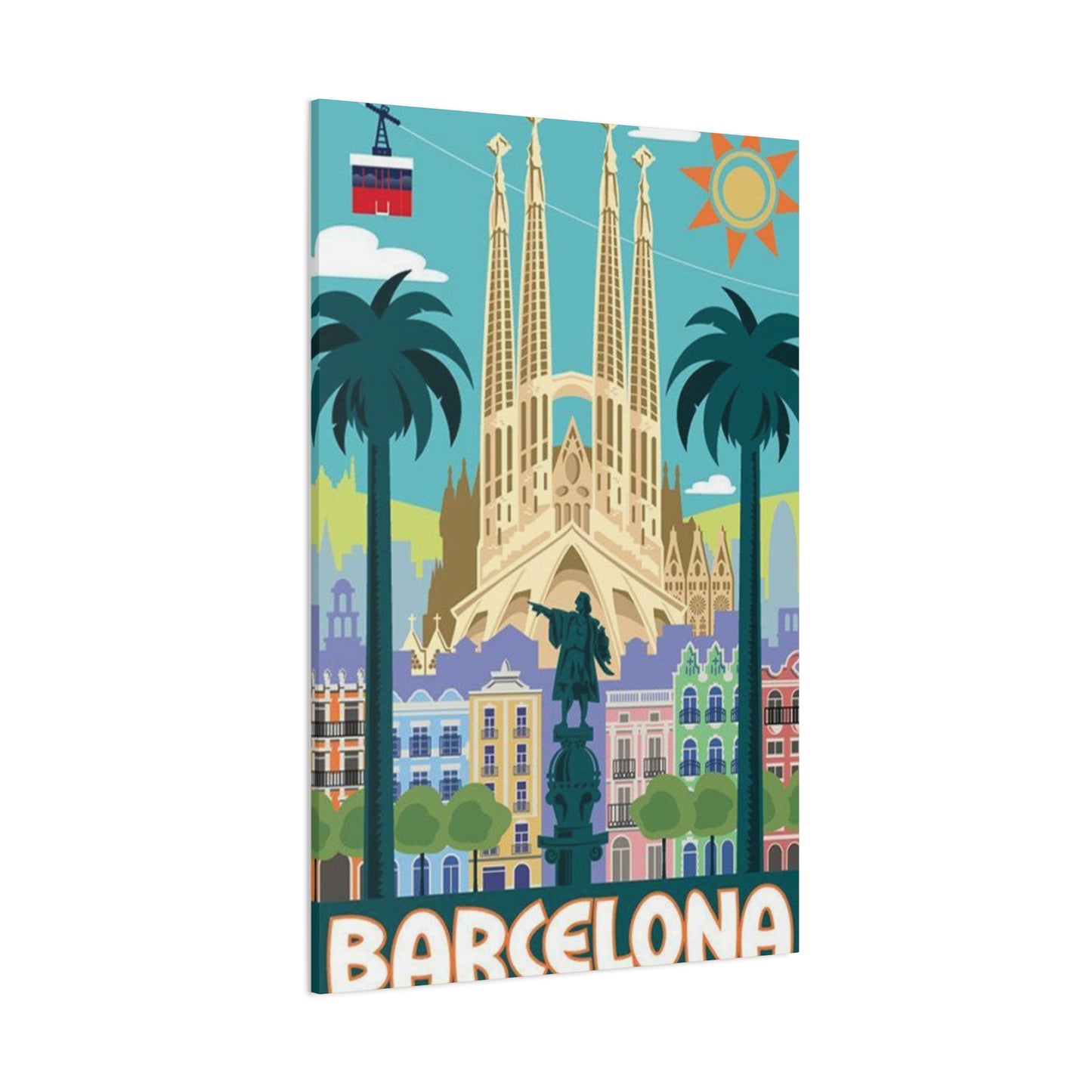 Barcelona City Of Spain Wall Art & Canvas Prints