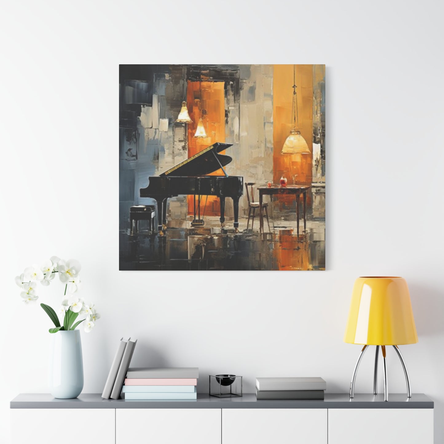 Big Piano Painting Wall Art & Canvas Prints