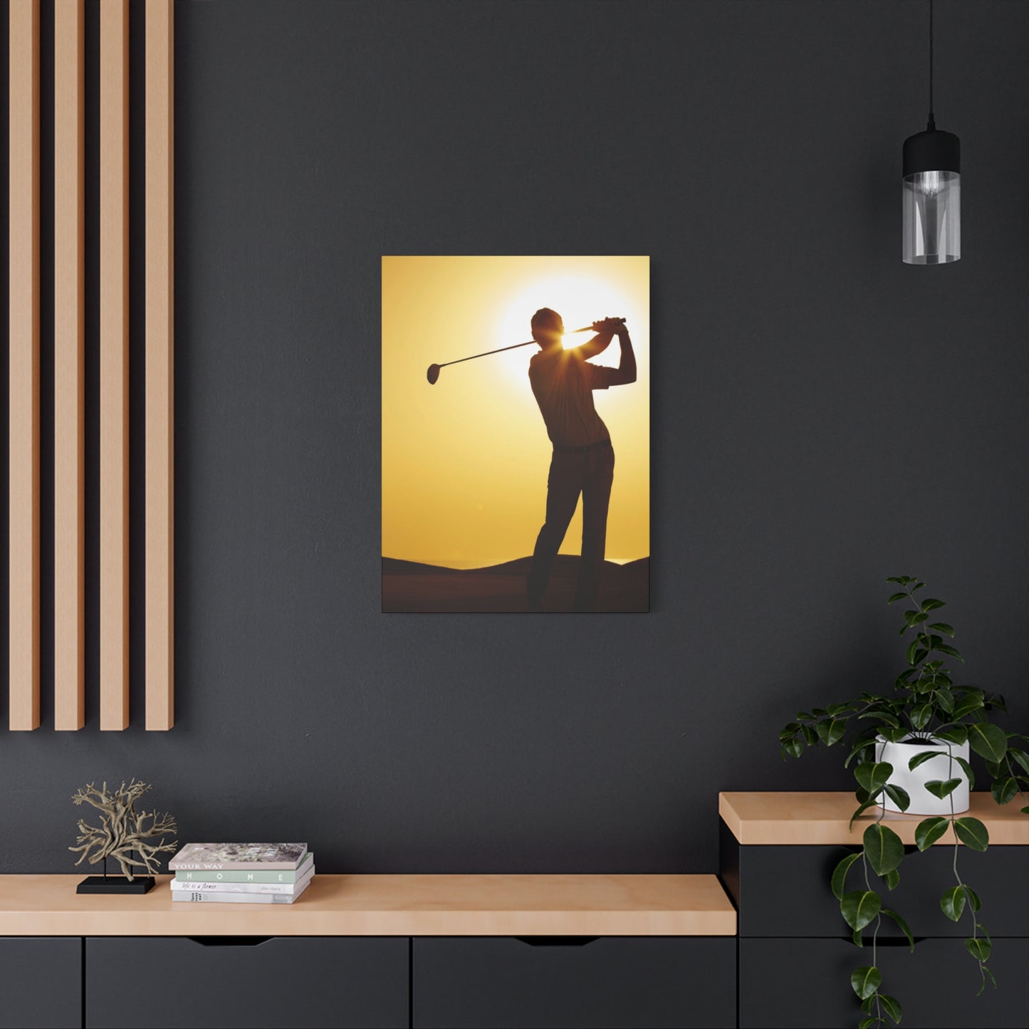 Golf Shot Low Yellow Wall Art & Canvas Prints