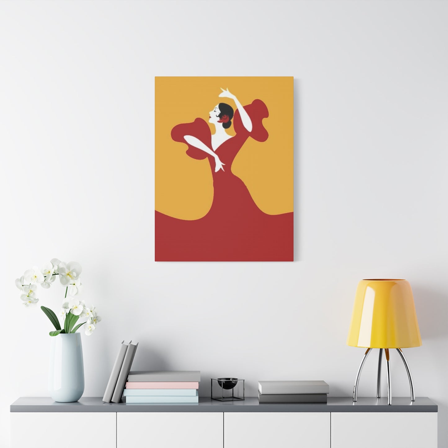 Abstract Spain Traditional Dance Wall Art & Canvas Prints