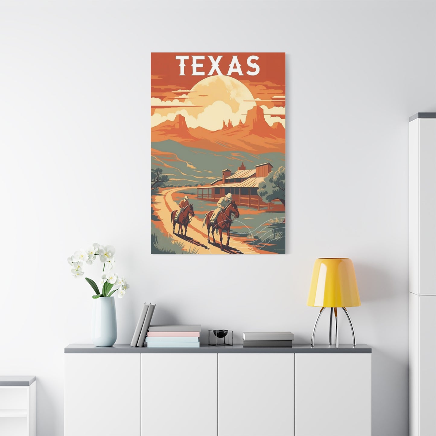 Sunset In Texas Poster Wall Art & Canvas Prints