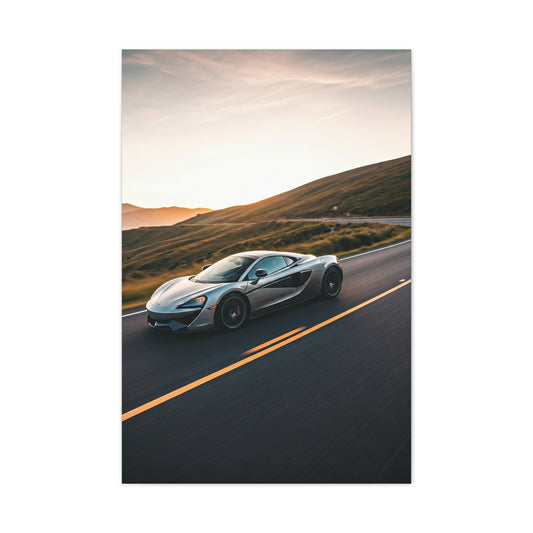 McLaren 570GT Cinematic Mountain Pass Wall Art & Canvas Prints
