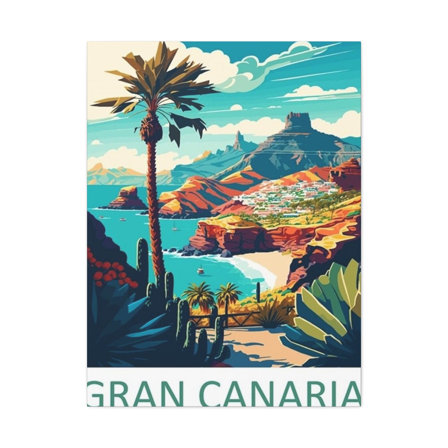 Gran Canaria Spain Poster Wall Art & Canvas Prints