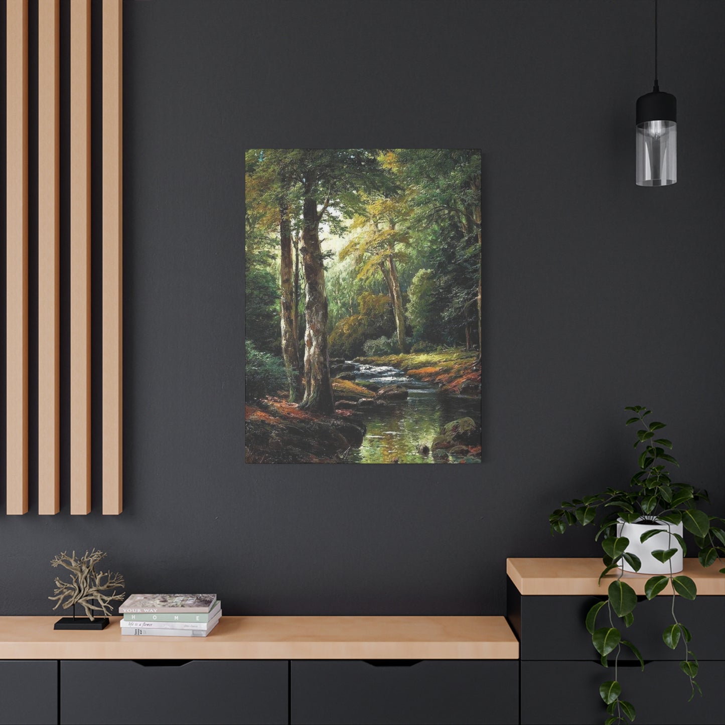 Stream Through Forest Wall Art & Canvas Prints