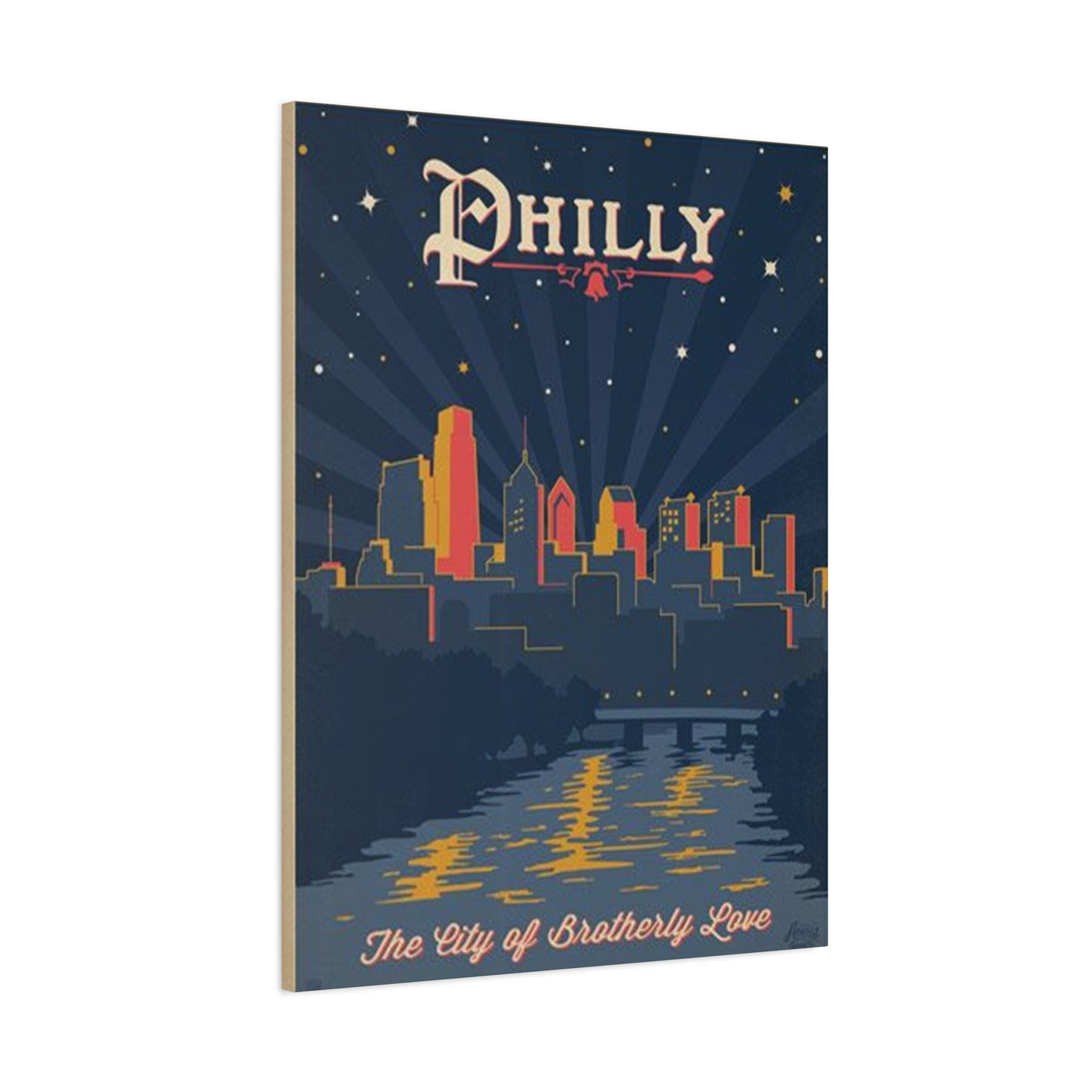 Dark City Philadelphia Poster Wall Art & Canvas Prints
