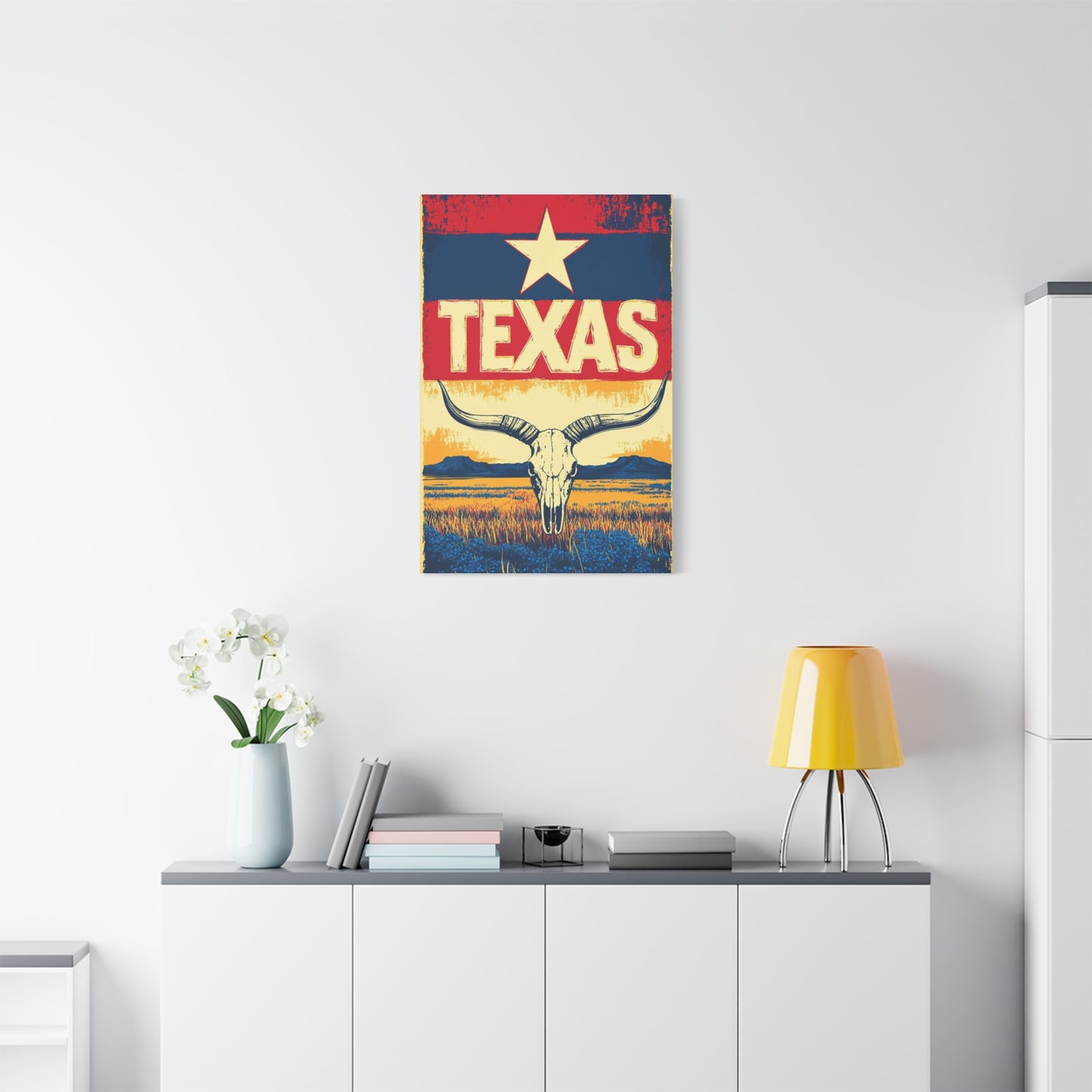 Landscape Of The Texas State Poster Wall Art & Canvas Prints