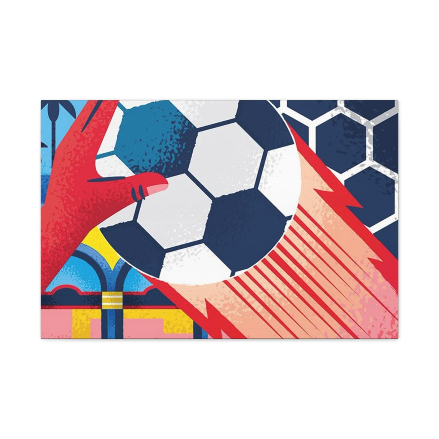 Football Painting Wall Art & Canvas Prints