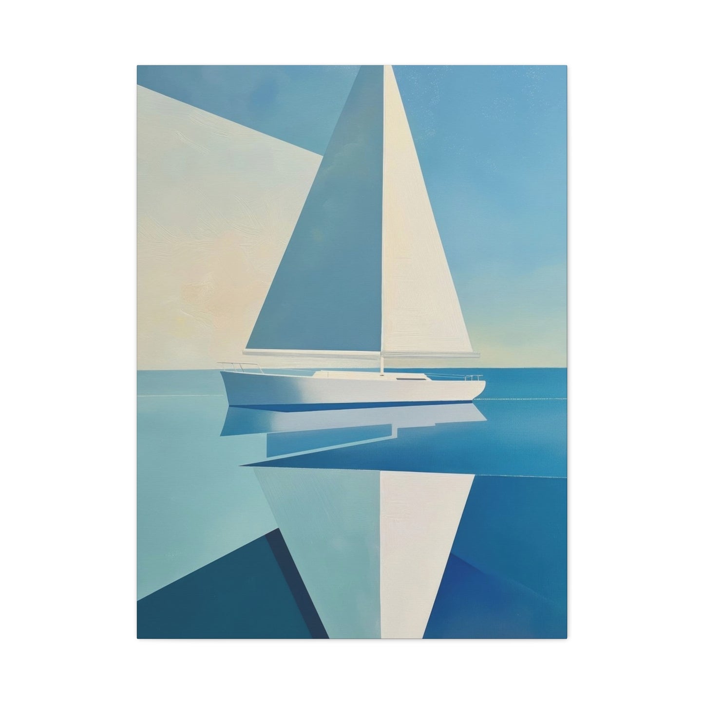 White Sailboat Wall Art & Canvas Prints