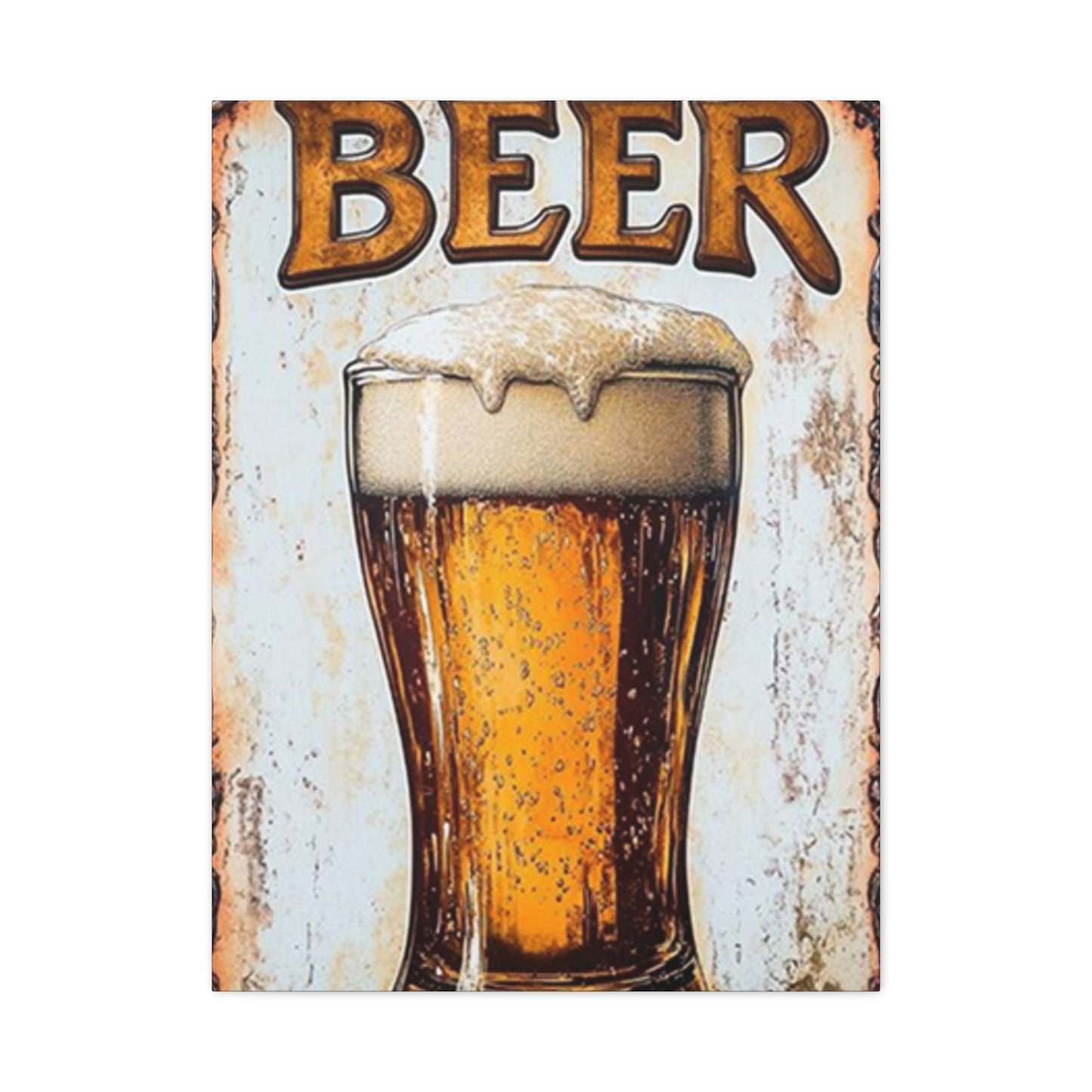 Beer Abstract Painting Wall Art & Canvas Prints