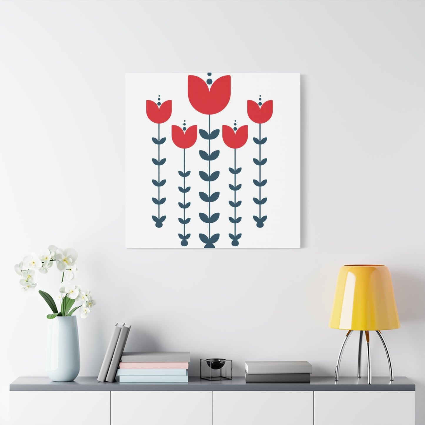 Abstract Flowers 2 Wall Art & Canvas Prints