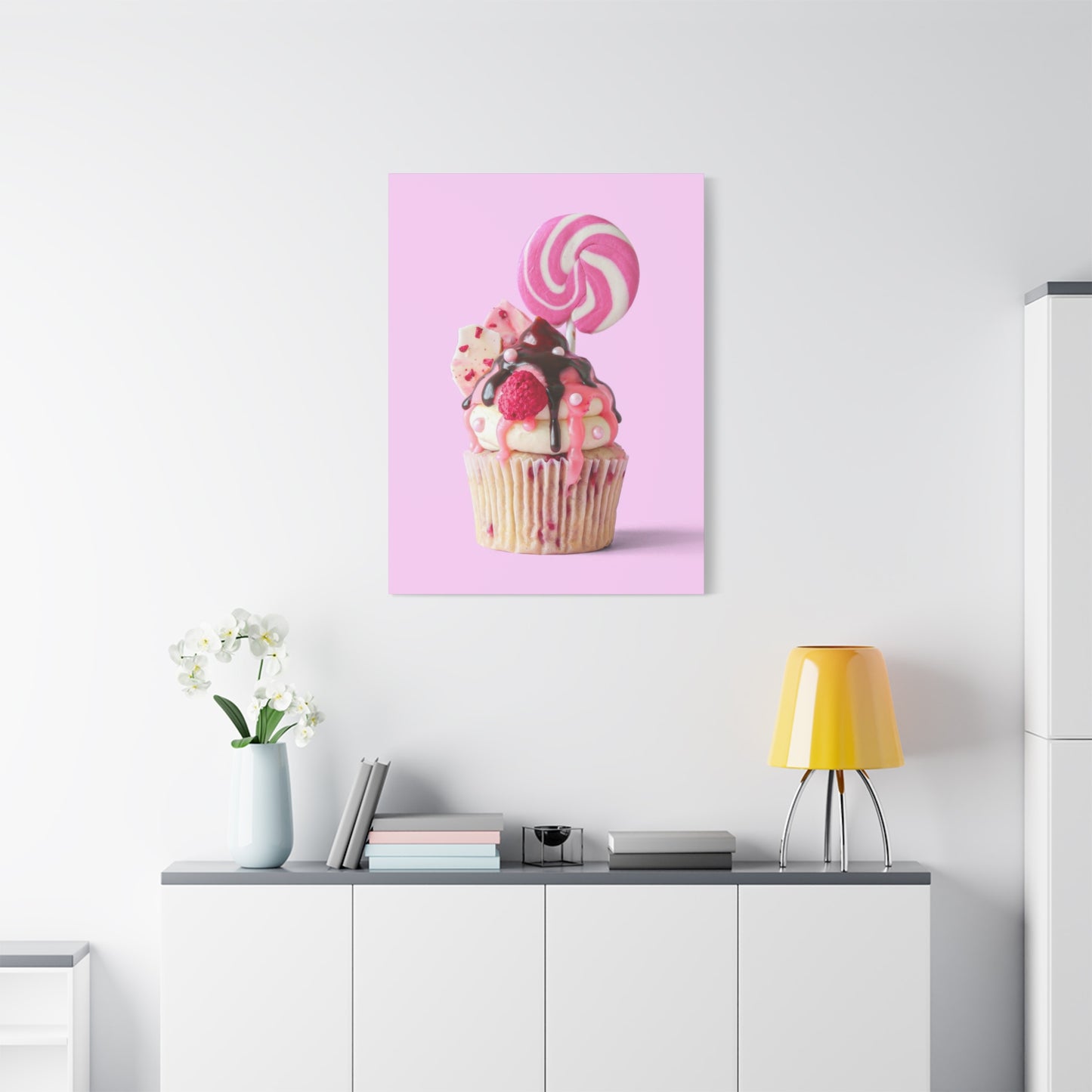 Candy Meadow Cupcake Wall Art & Canvas Prints