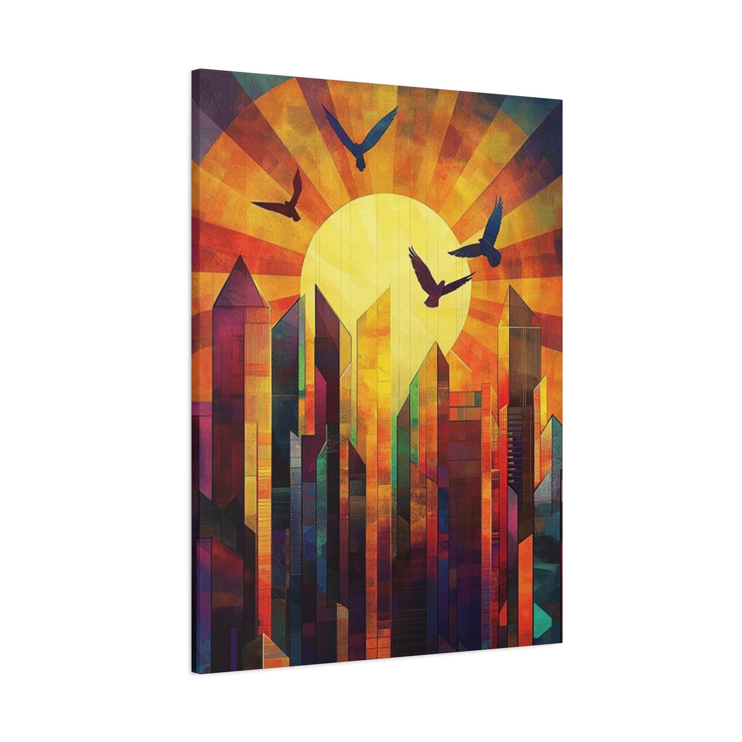 Abstract Sunrise Wall Art & Canvas Prints