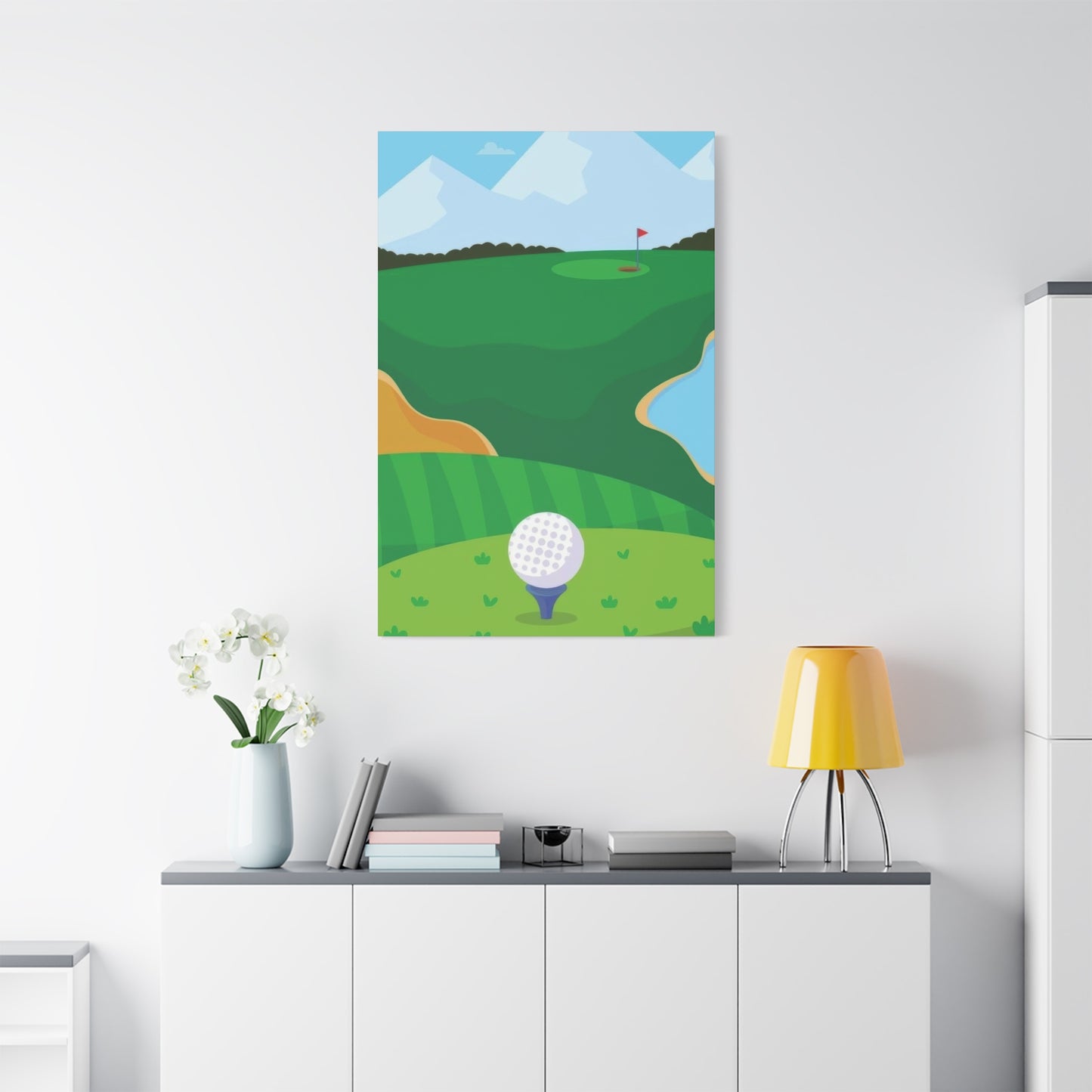Golf Course Ball Wall Art & Canvas Prints