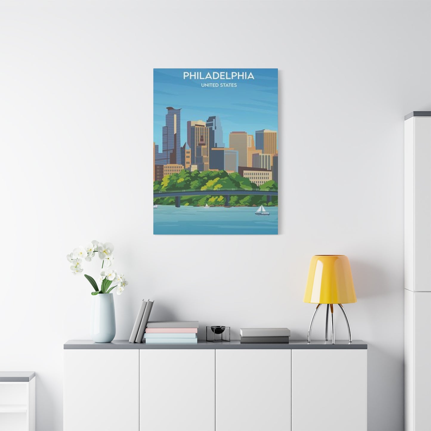 Philadelphia United States Poster Wall Art & Canvas Prints