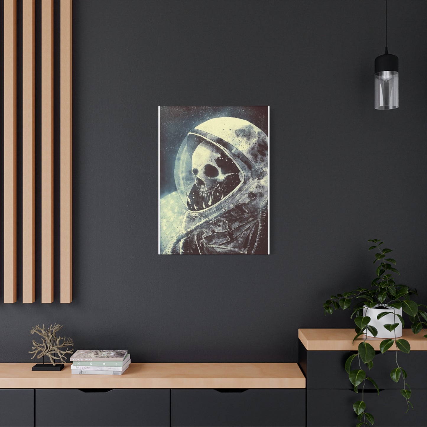 Astronaut Skull Wall Art & Canvas Prints