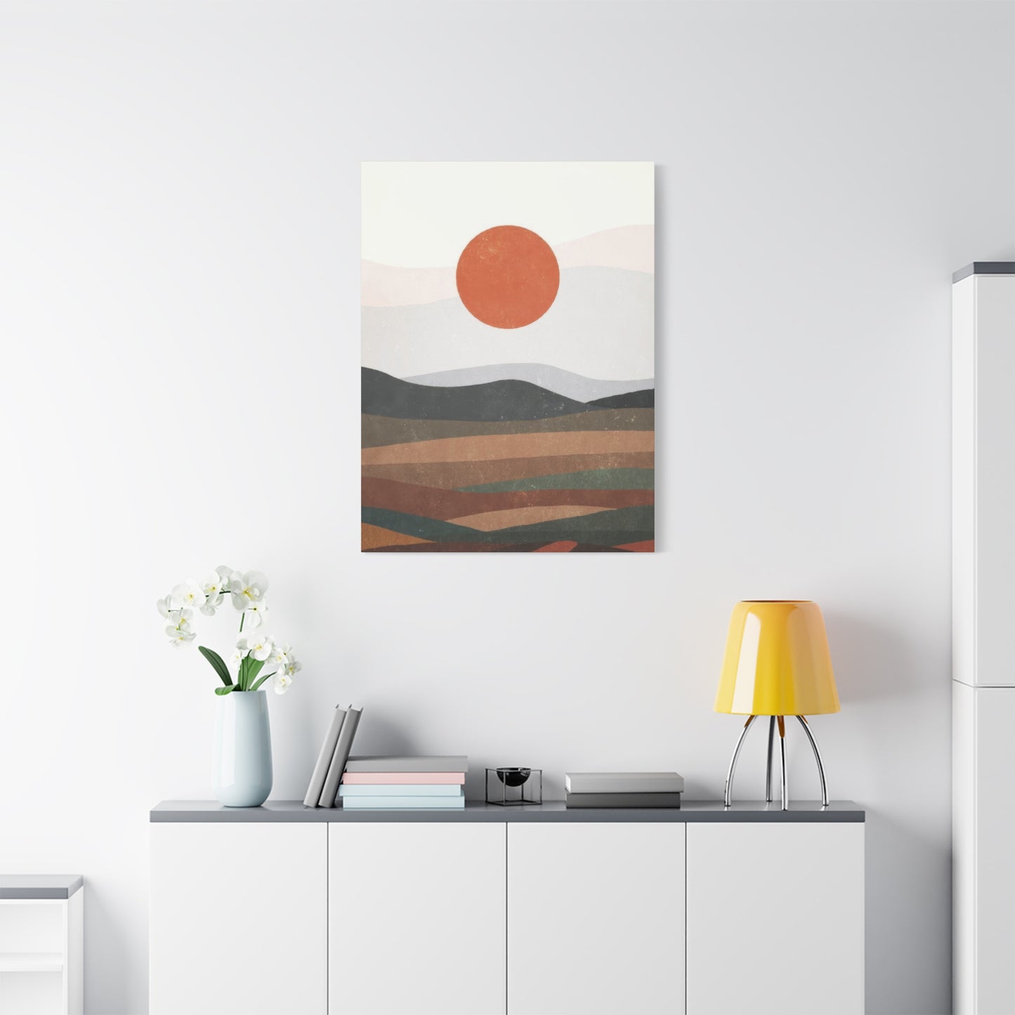 Abstract Landscape Earth Tones Wall Art & Canvas Prints