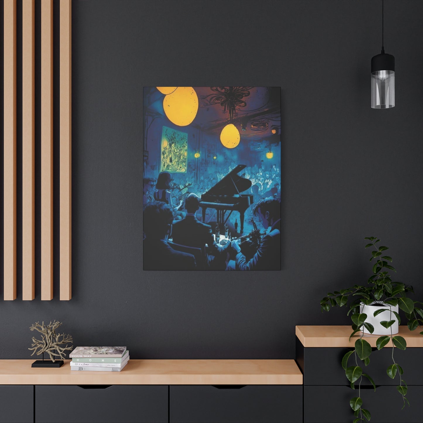 Piano In A Party Wall Art & Canvas Prints
