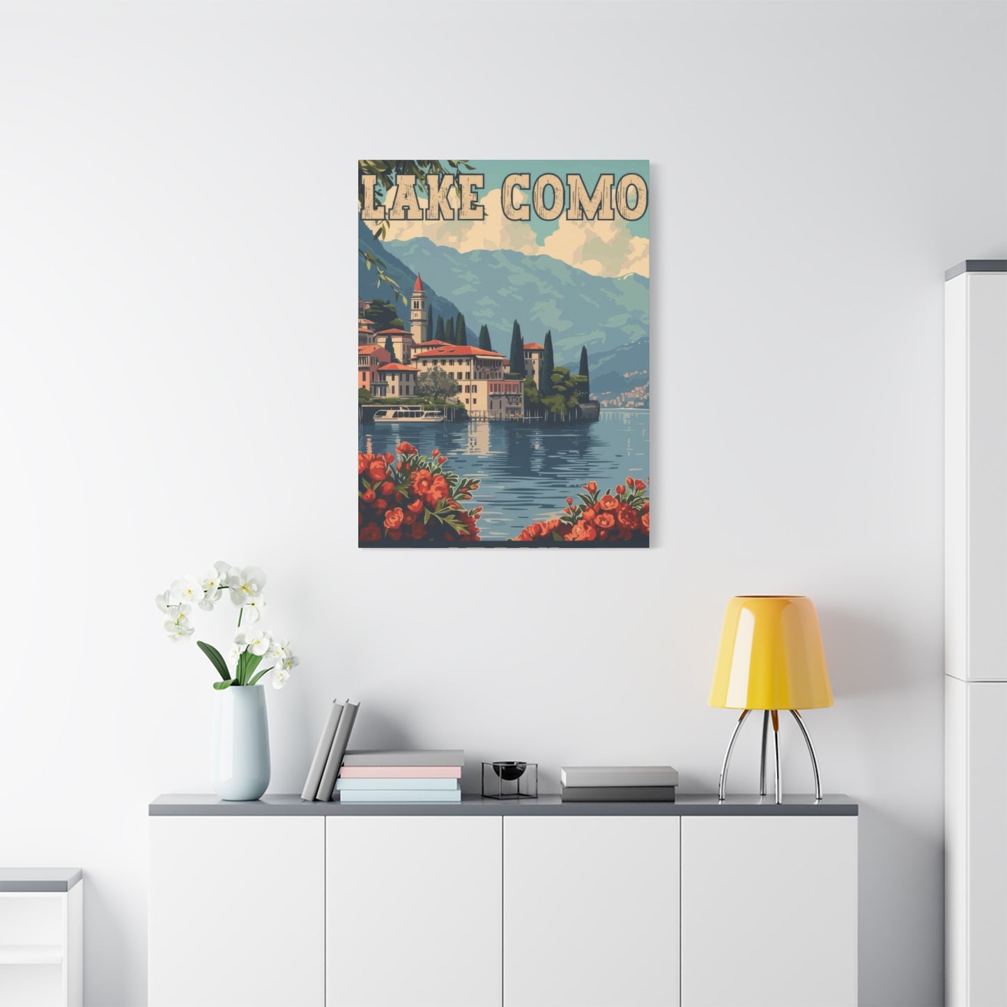 Lake Como Italy Vintage Wall Art & Canvas Prints