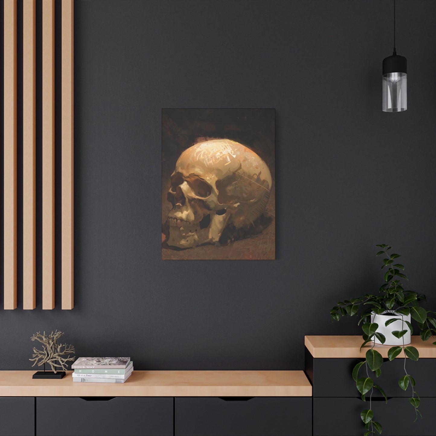 White Skull Poster Wall Art & Canvas Prints