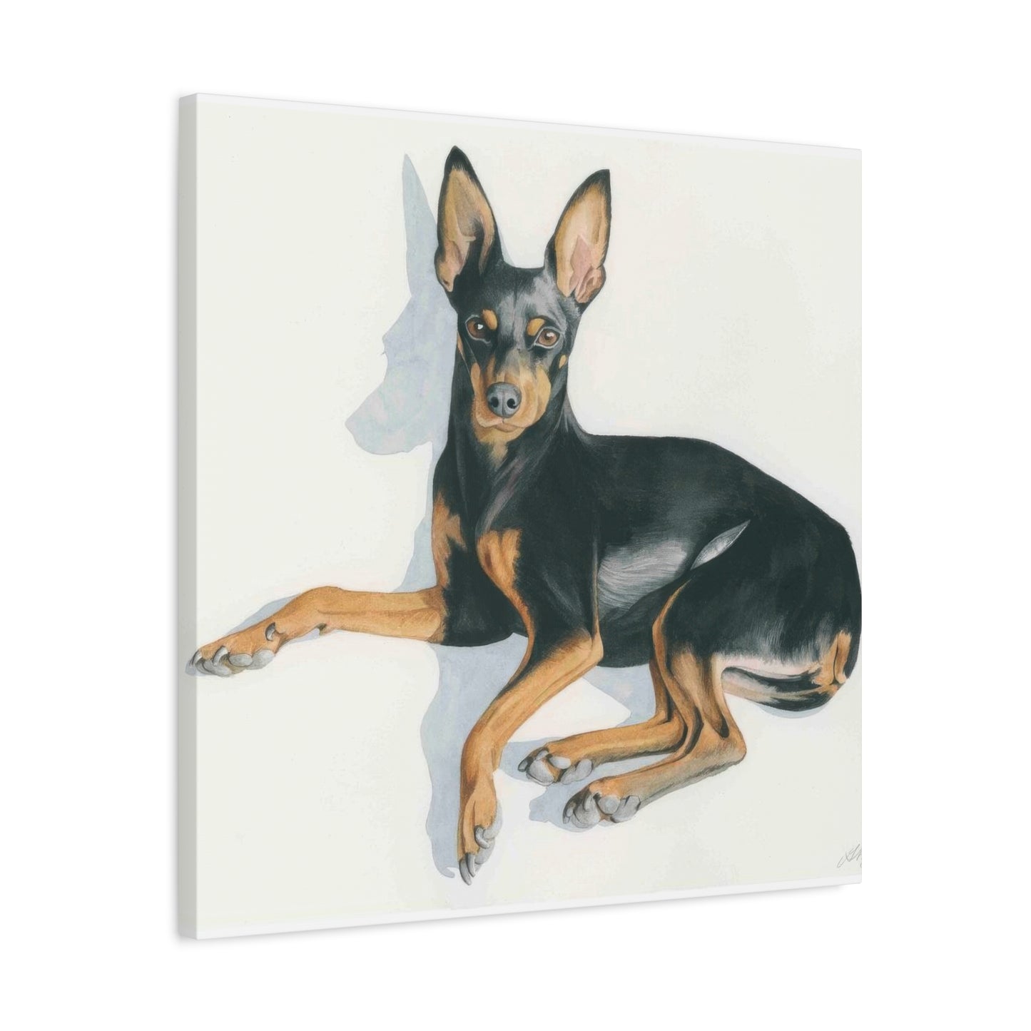 Grace Popp Black Dog Portrait Wall Art & Canvas Prints