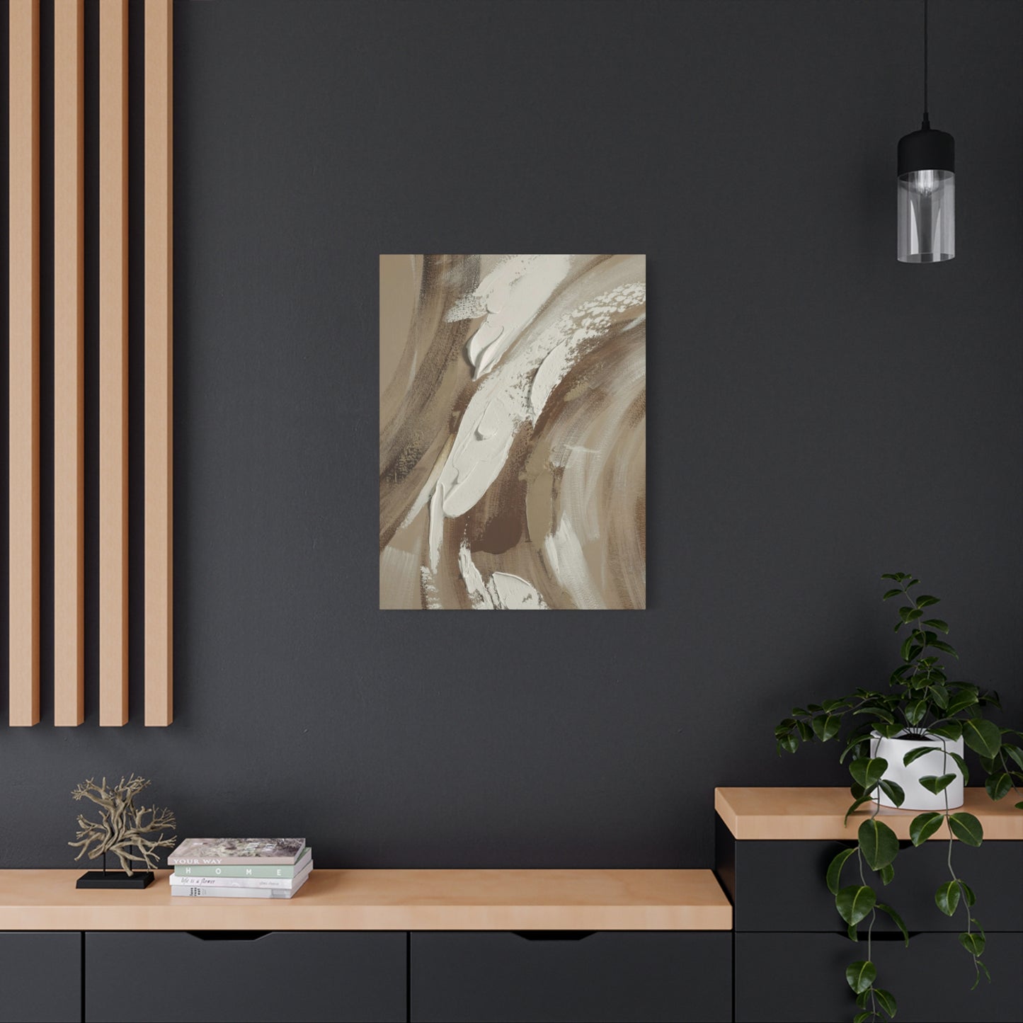 Swirling Abstract Earthy Wall Art & Canvas Prints