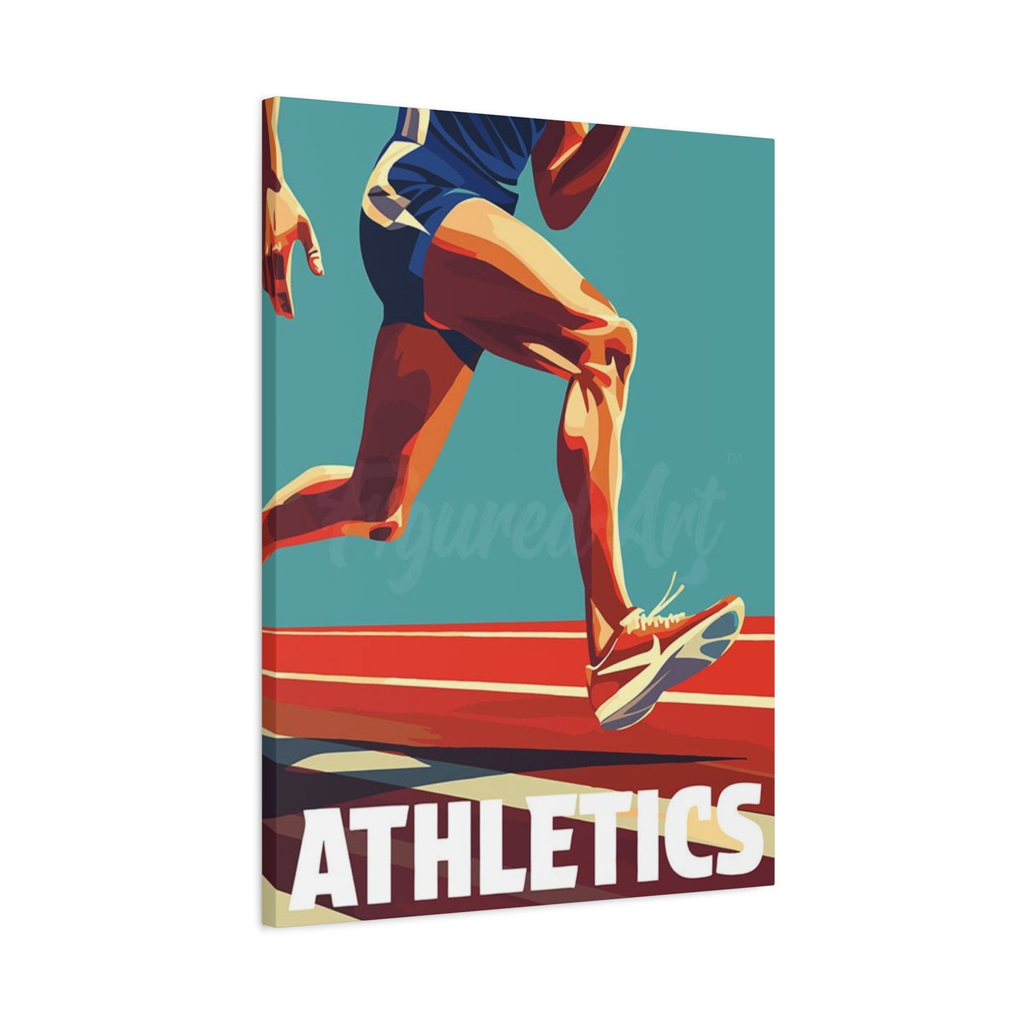 Abstract Athletics Running Wall Art & Canvas Prints