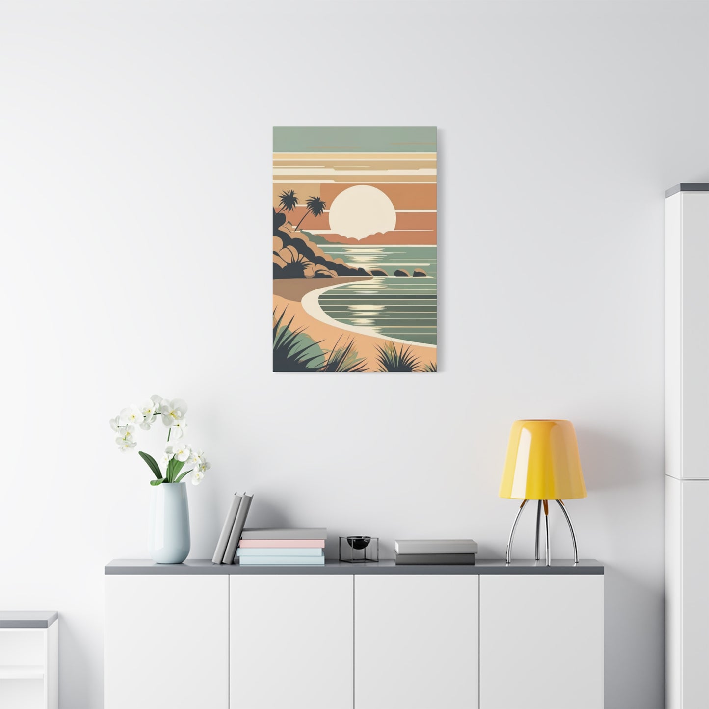 Sunset Landscape Earth Tones Wall Art & Canvas Prints