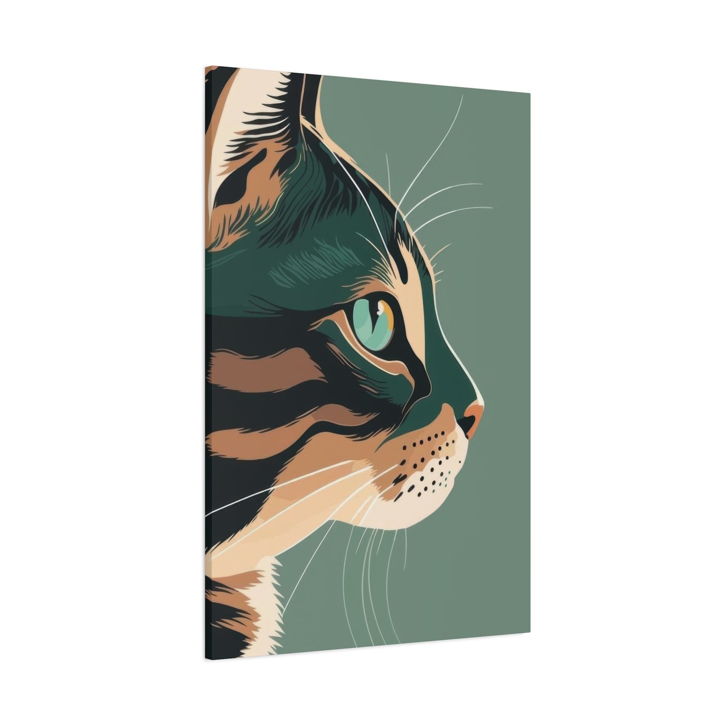 Cat Face Closeup Deco Wall Art & Canvas Prints
