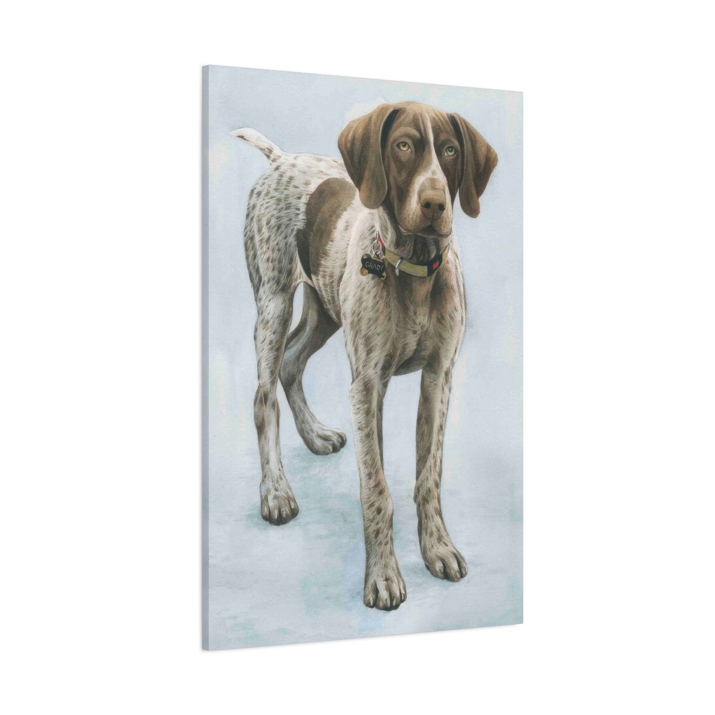 Grace Pop Dog Portrait Wall Art & Canvas Prints