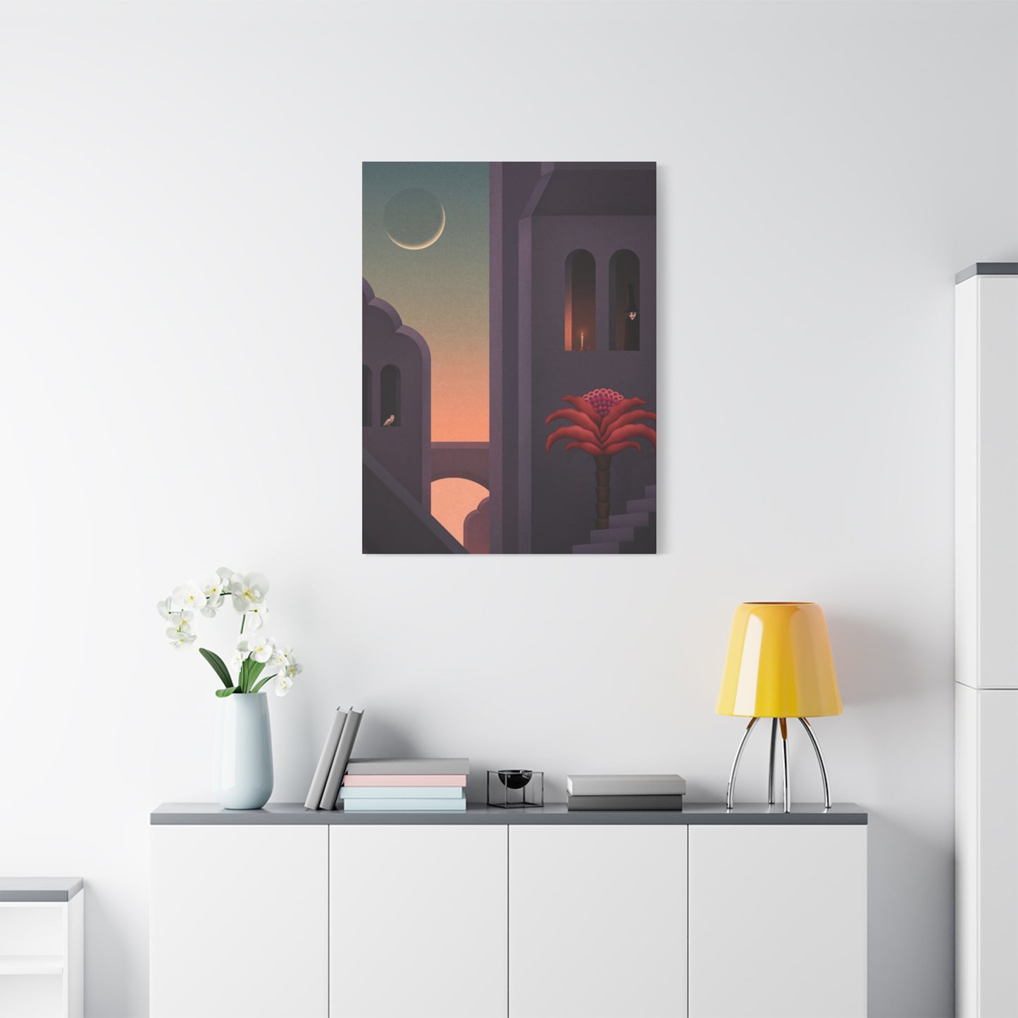 Resort In Dawn Wall Art & Canvas Prints