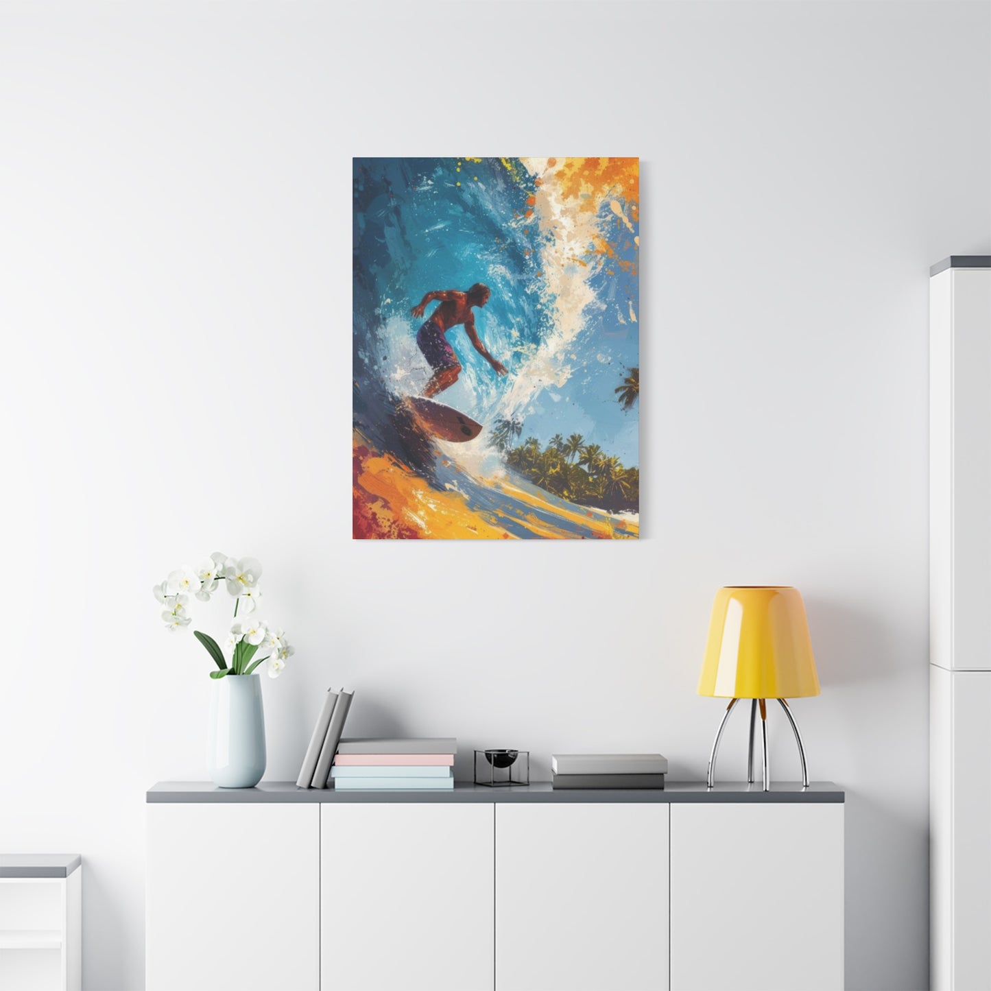 Wave Surfing Wall Art & Canvas Prints