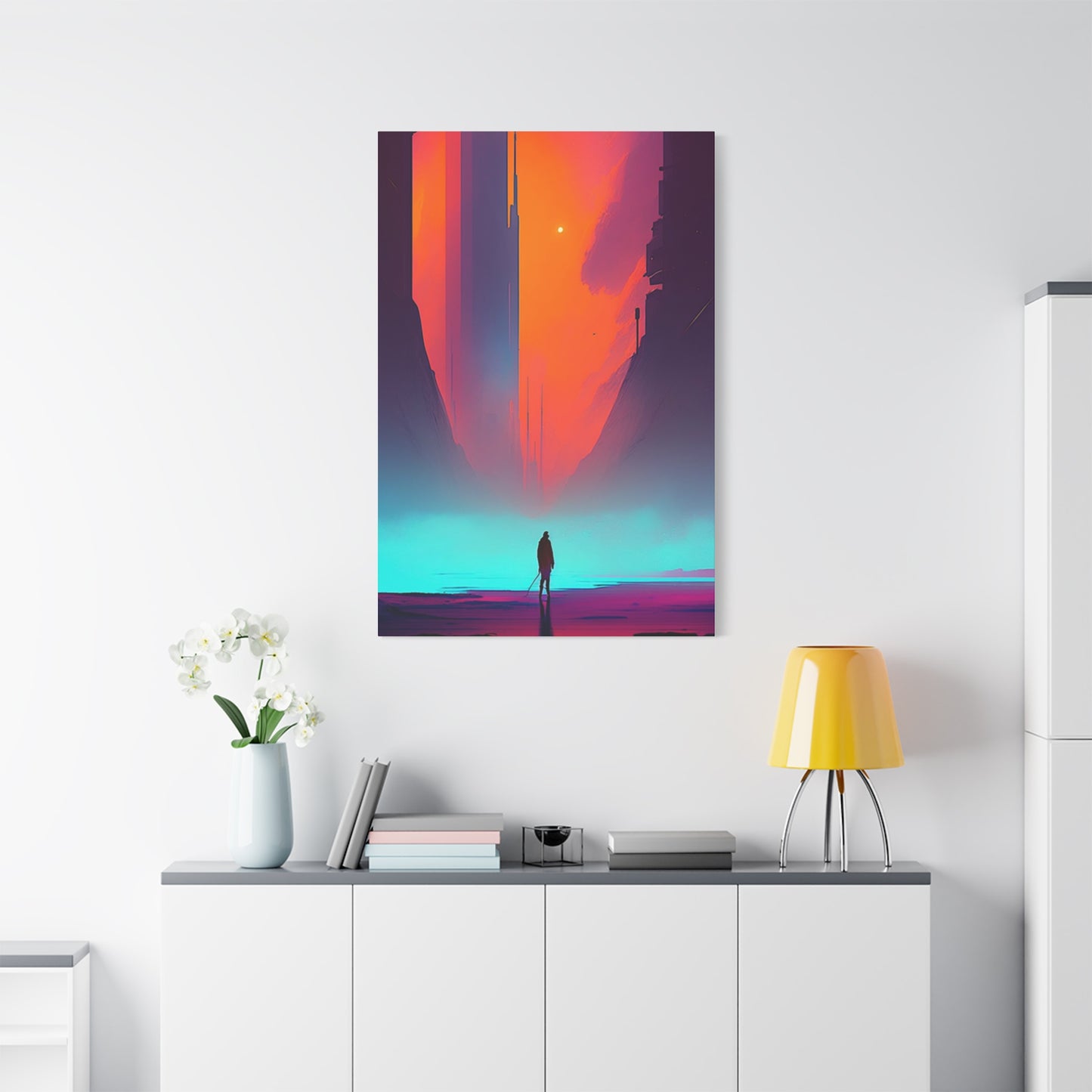Abstract Alone Jesus Spiritual Christianity Wall Art & Canvas Prints