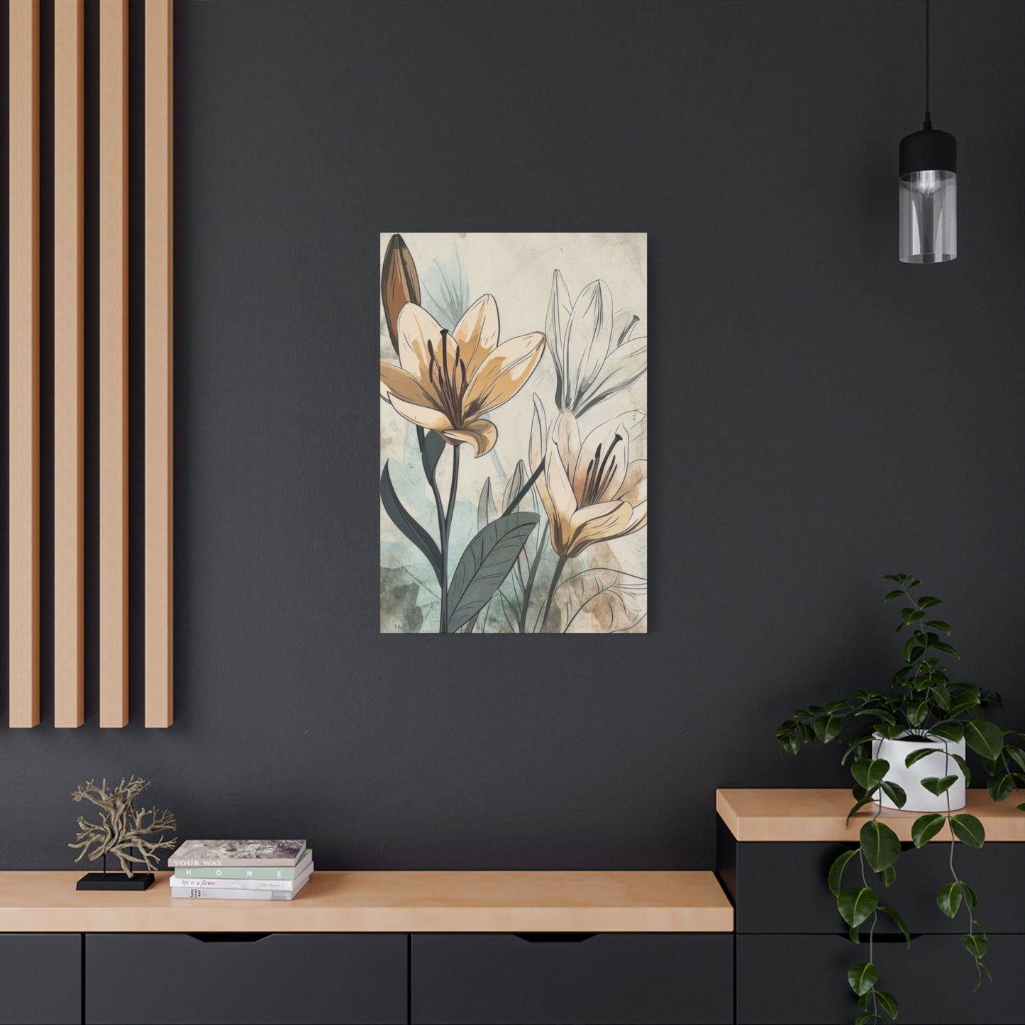 Flowers Earth Tones Wall Art & Canvas Prints
