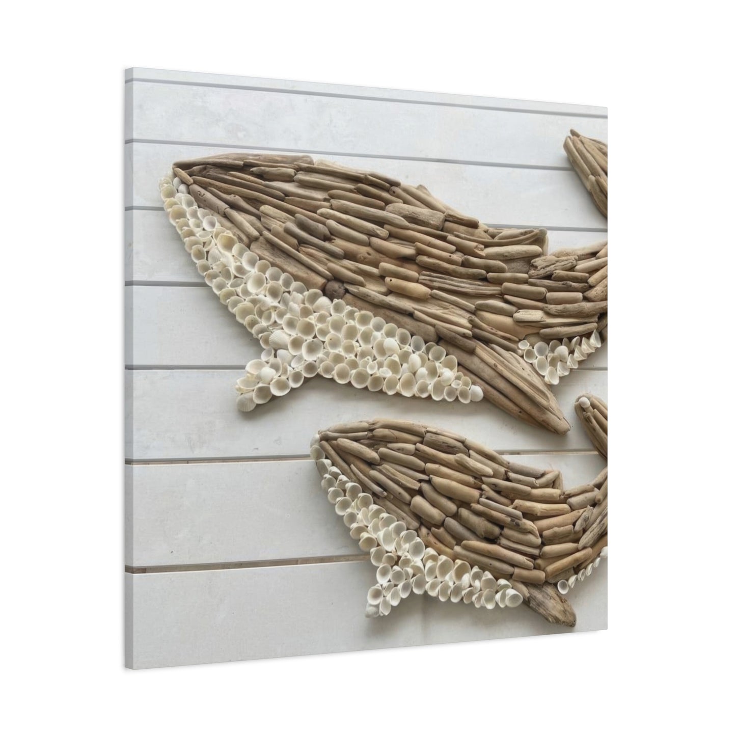 Driftwood Whales Wall Art & Canvas Prints