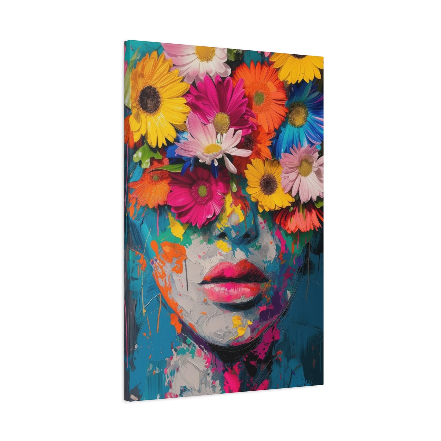 Flower Face Fresh Wall Art & Canvas Prints