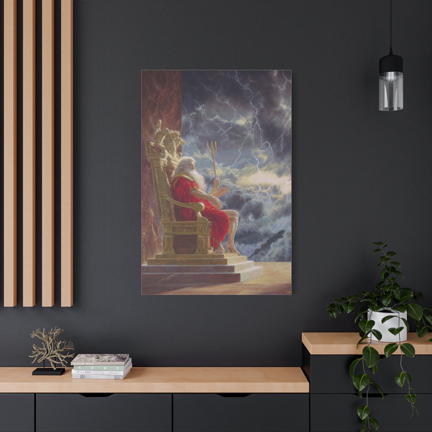 Zeus King of Olympus Classical Mythology Wall Art & Canvas Print