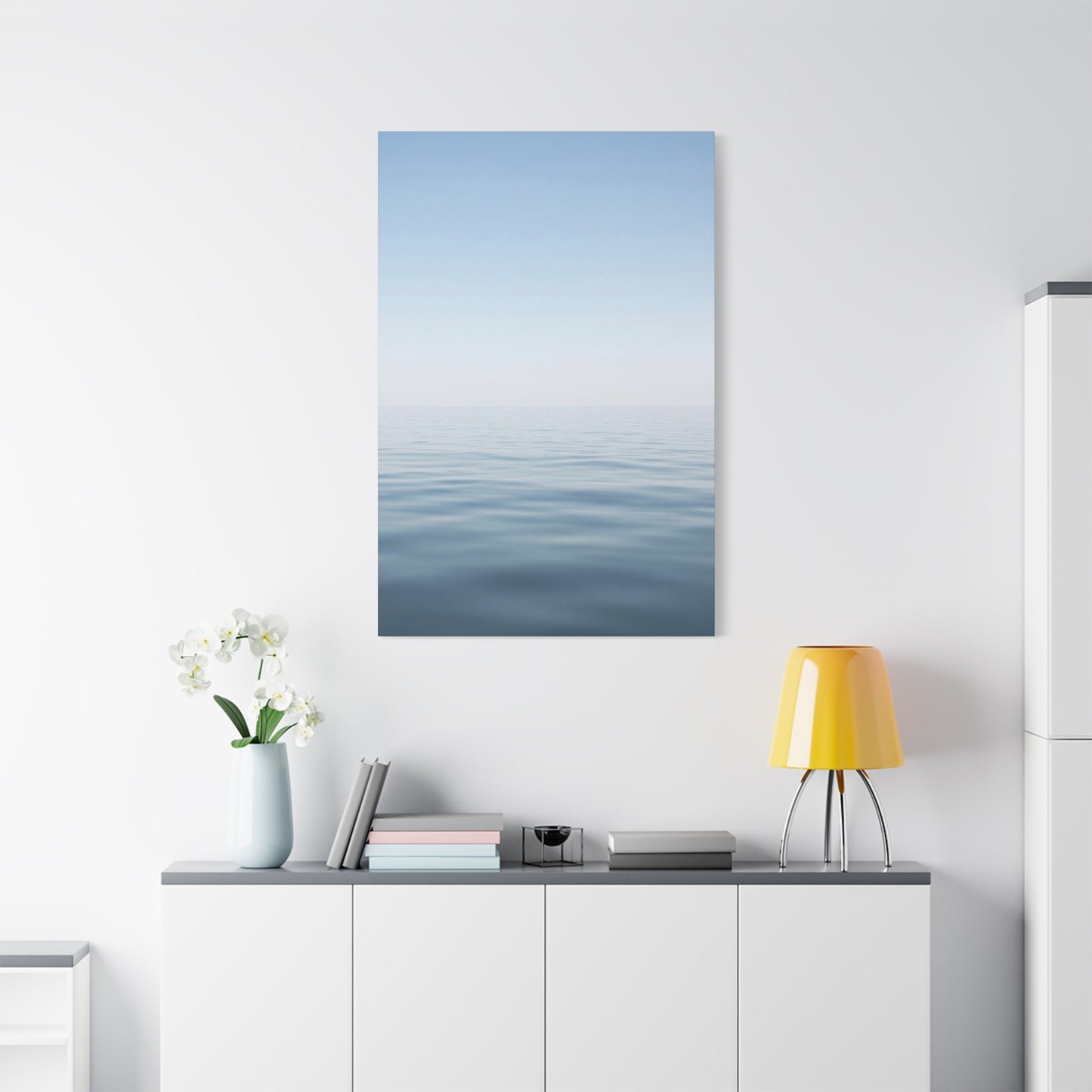 Light Blue Water Sky Wall Art & Canvas Prints