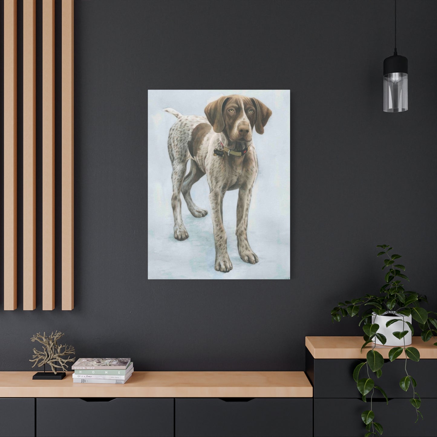 Grace Pop Dog Portrait Wall Art & Canvas Prints