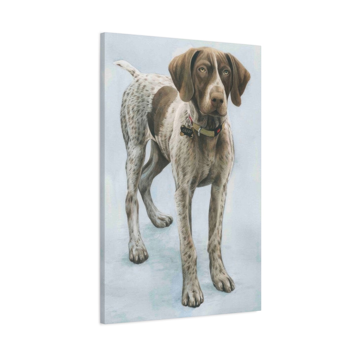 Grace Pop Dog Portrait Wall Art & Canvas Prints