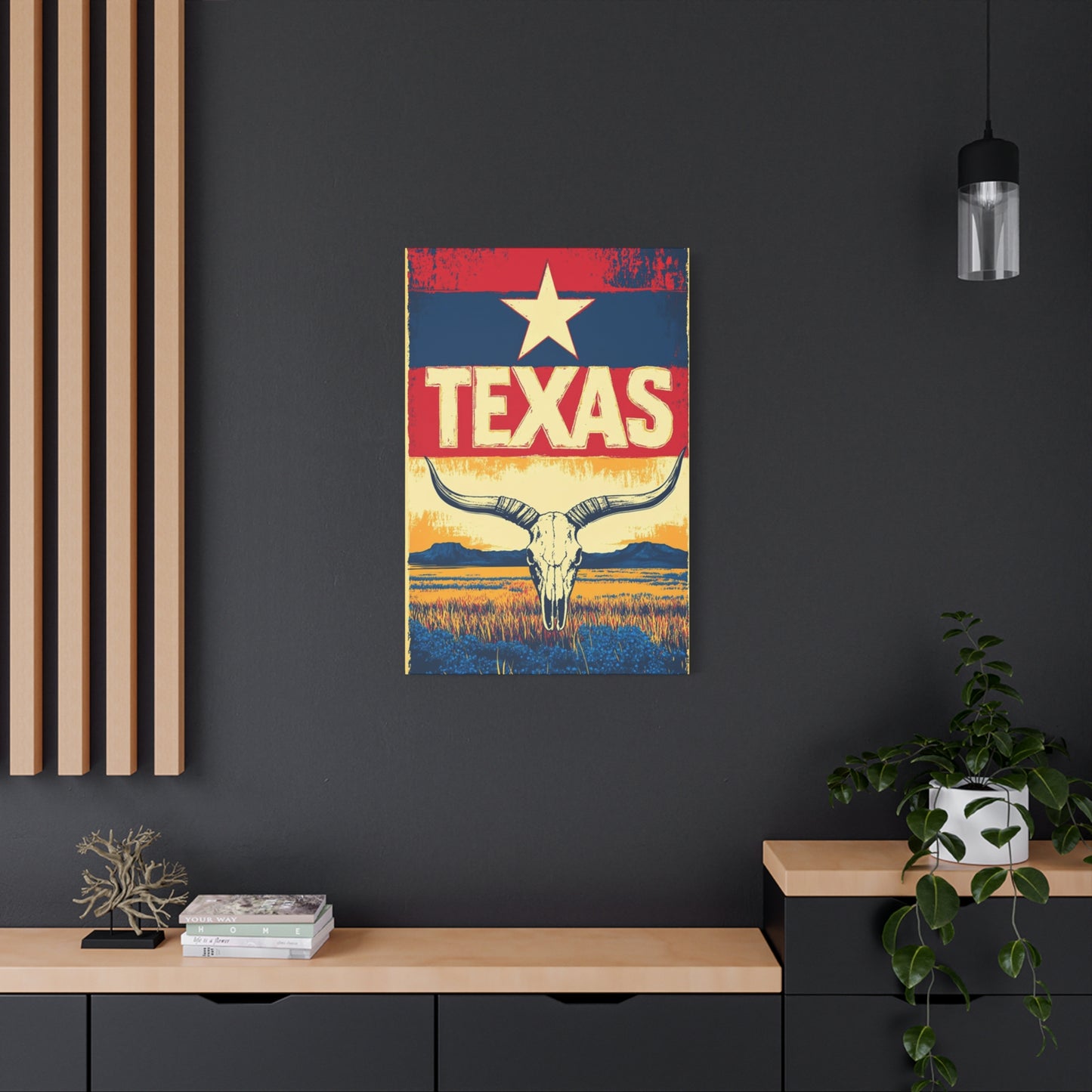 Landscape Of The Texas State Poster Wall Art & Canvas Prints