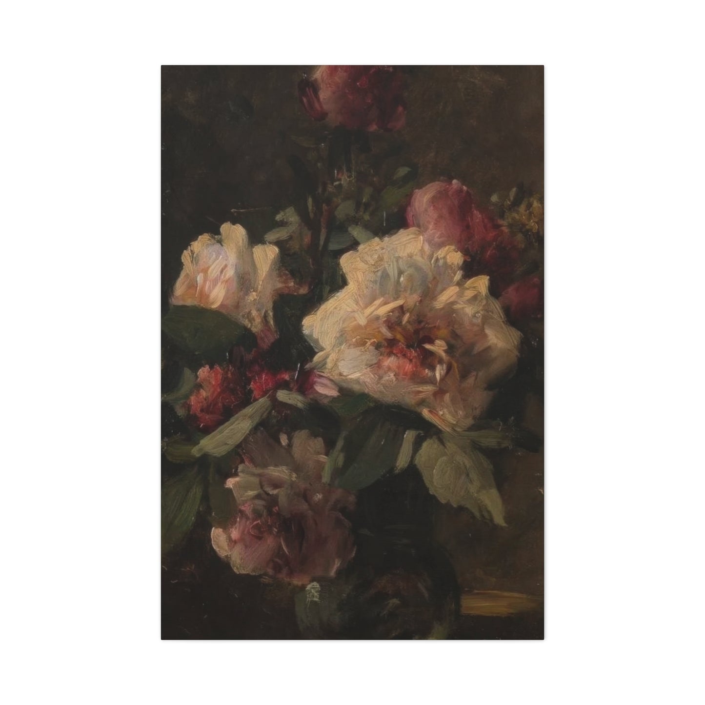Flower Vase Dark Academia Wall Art & Canvas Prints
