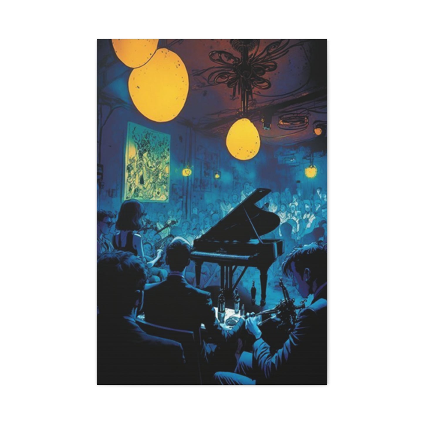 Piano In A Party Wall Art & Canvas Prints