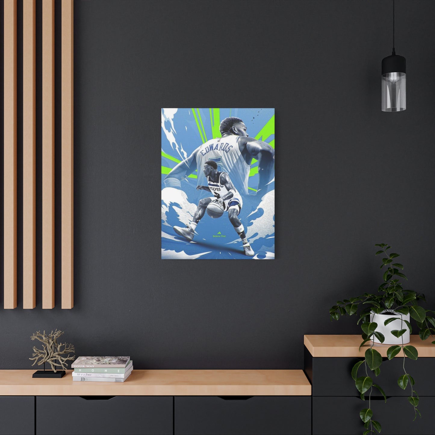 Edward Basketball Poster Wall Art & Canvas Prints