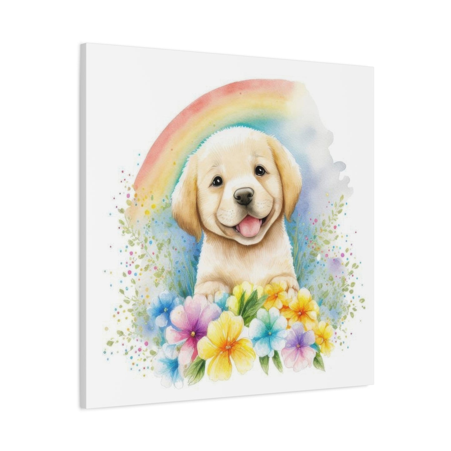 Happy Labrador Puppy Dog Wall Art & Canvas Prints