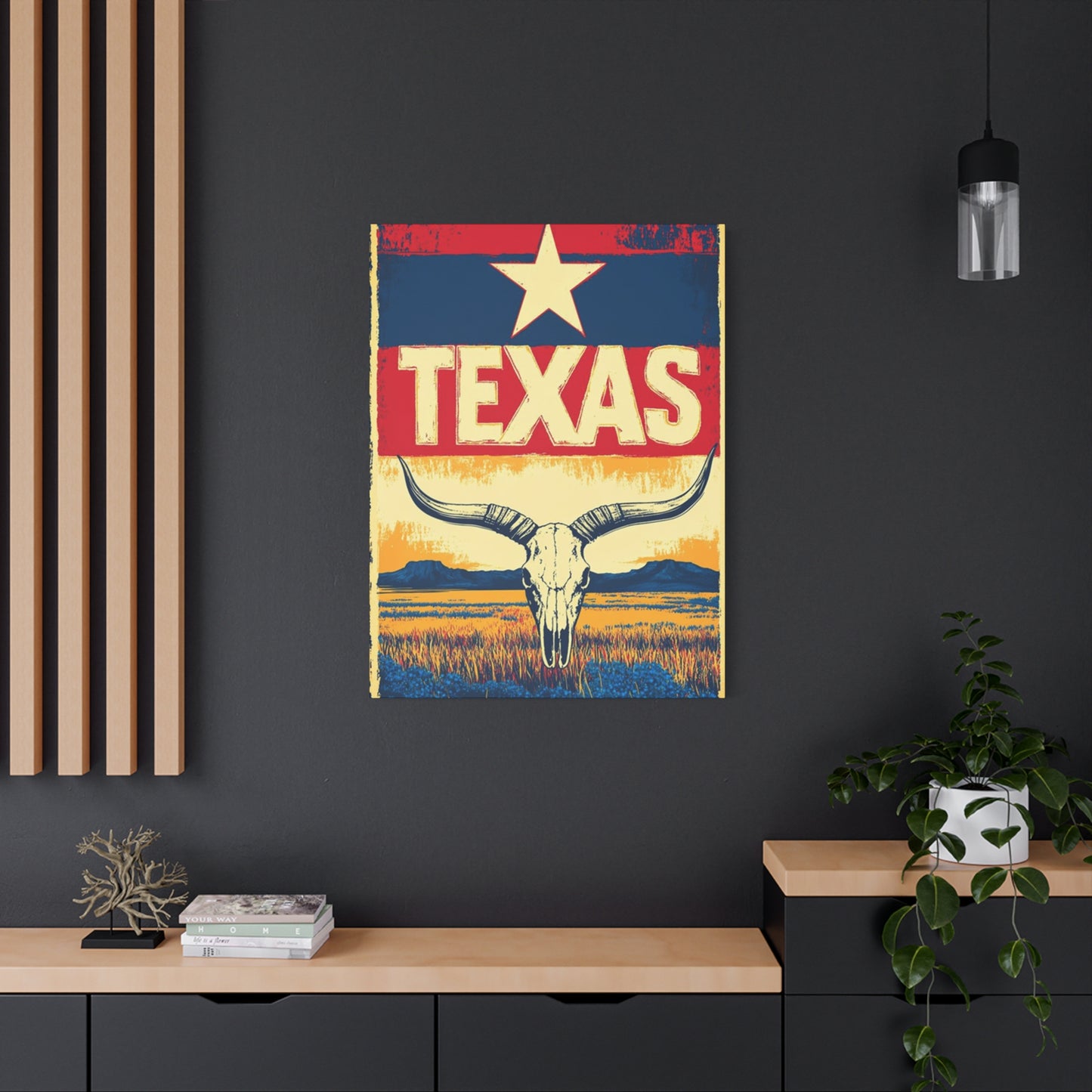 Landscape Of The Texas State Poster Wall Art & Canvas Prints
