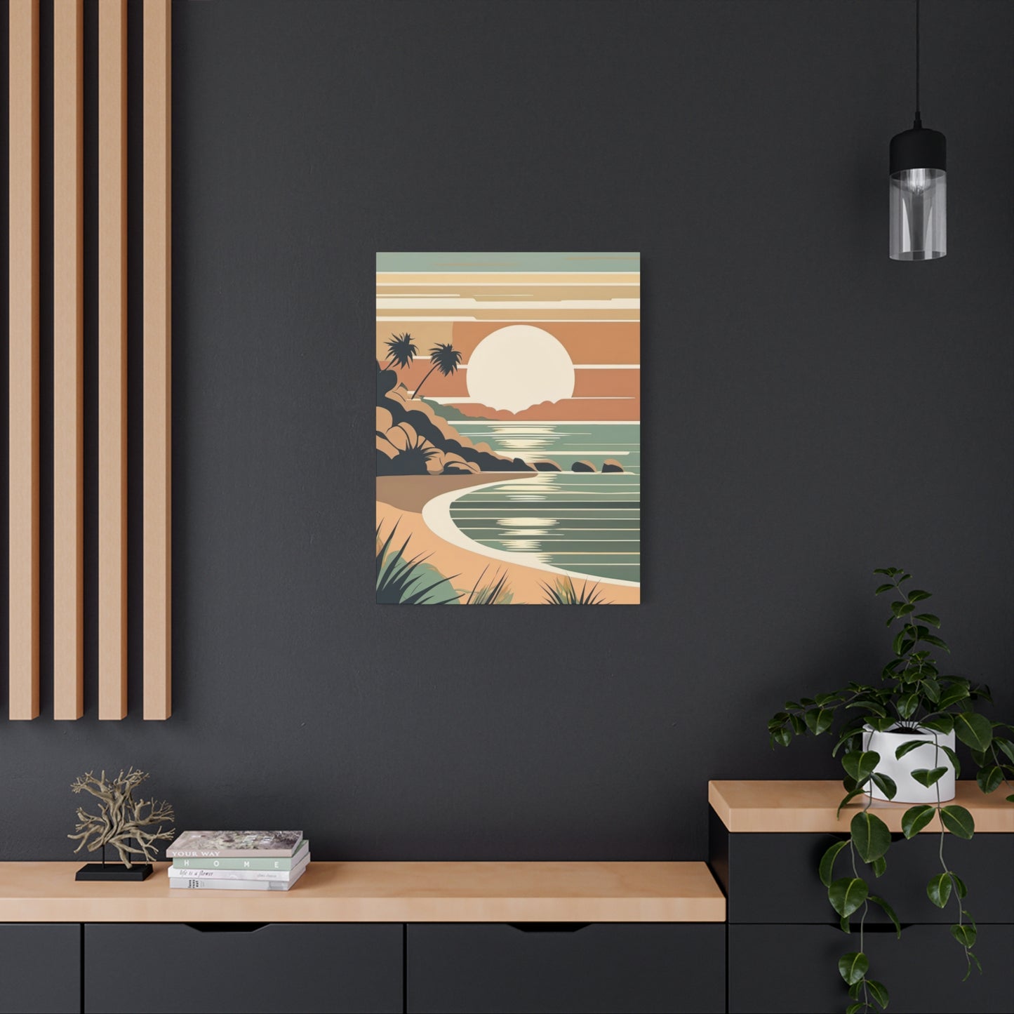 Sunset Landscape Earth Tones Wall Art & Canvas Prints