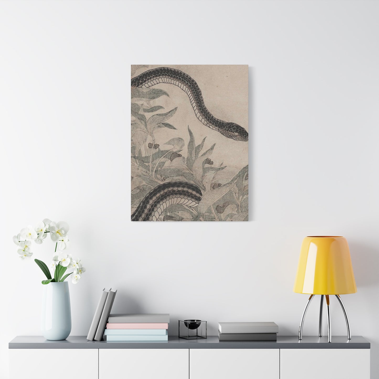 Cobra And Flower Wall Art & Canvas Prints