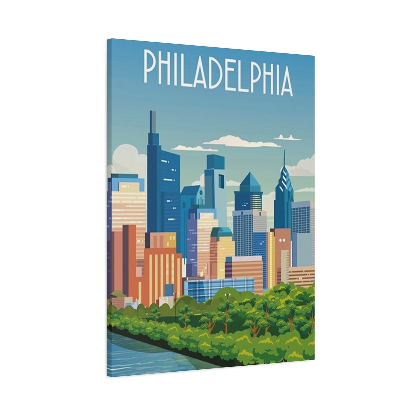 Cityscape Of Philadelphia Wall Art & Canvas Prints