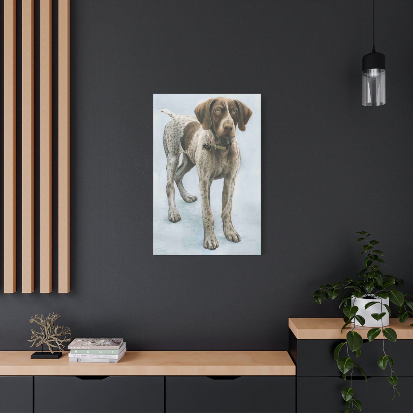Grace Pop Dog Portrait Wall Art & Canvas Prints
